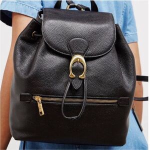 Coach Black Leather Crossbody Bag